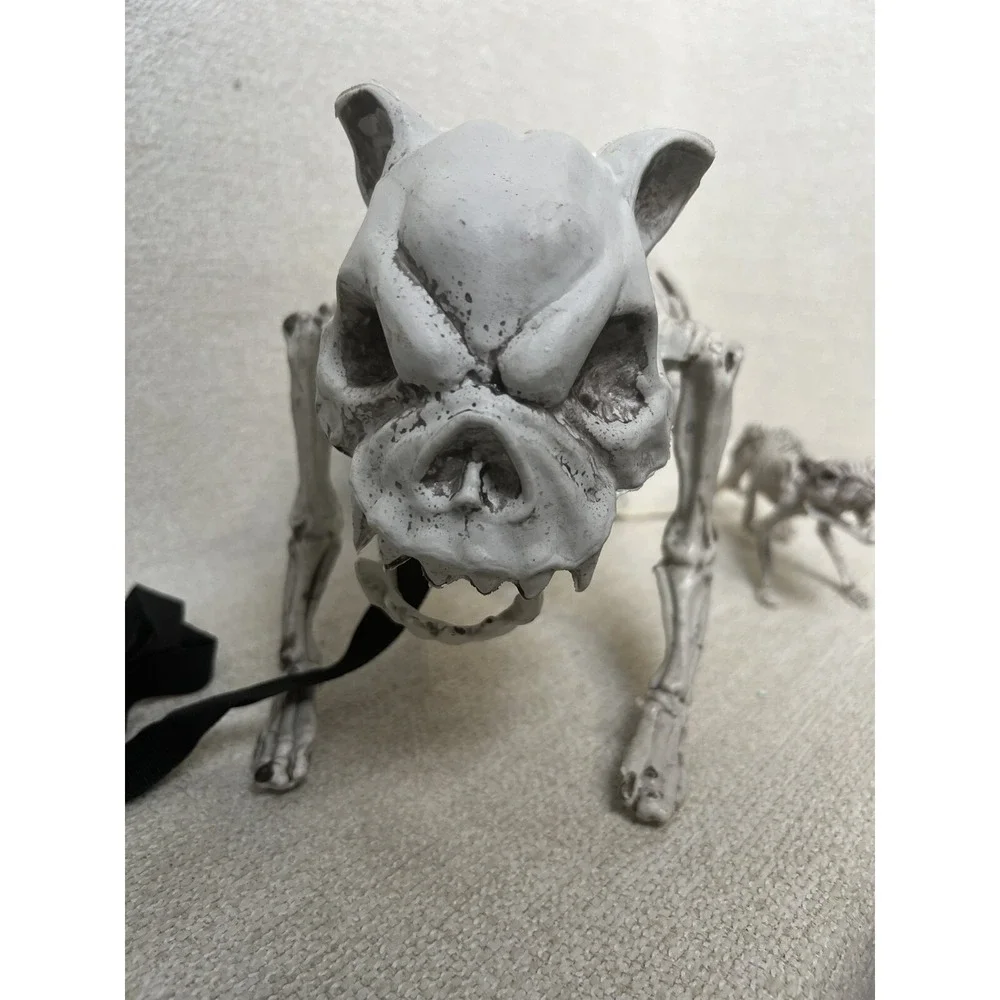 Skeleton Dogs Halloween Decorations Realistic Bones Scary Horror Lot 2